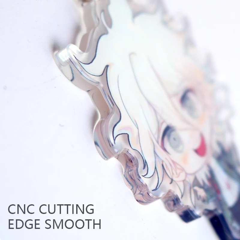 Cheap Promotional Custom Car Logo Hello Unicorn Kitty Keychain Cartoon Clear Acrylic Designer Keychains