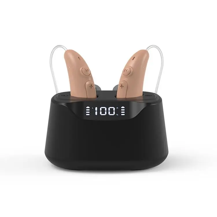 High Quality New Mini Medical Hearing Aids For Deafness Hidden In-ear Smart Noise Cancelling Sound Amplifier Seniors
