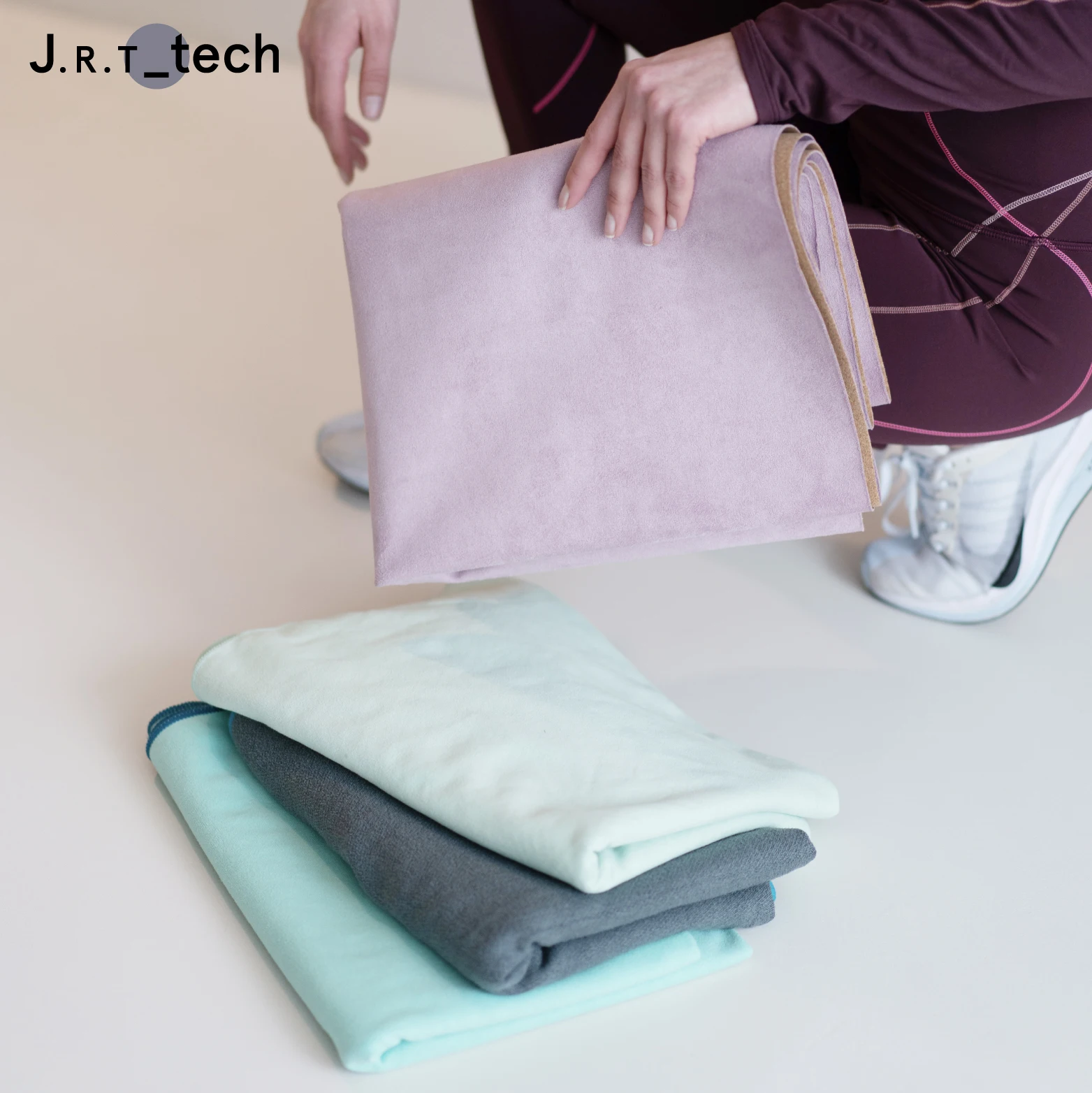 Organic/Vegan Non Toxic Non Slip Thick Folding Cork Yoga Mat Eco Friendly