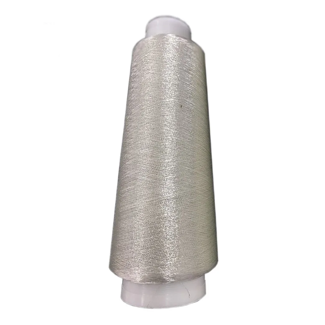 Silver Metallic Embroidery Yarn Cheap Embroidery Thread Ms Type