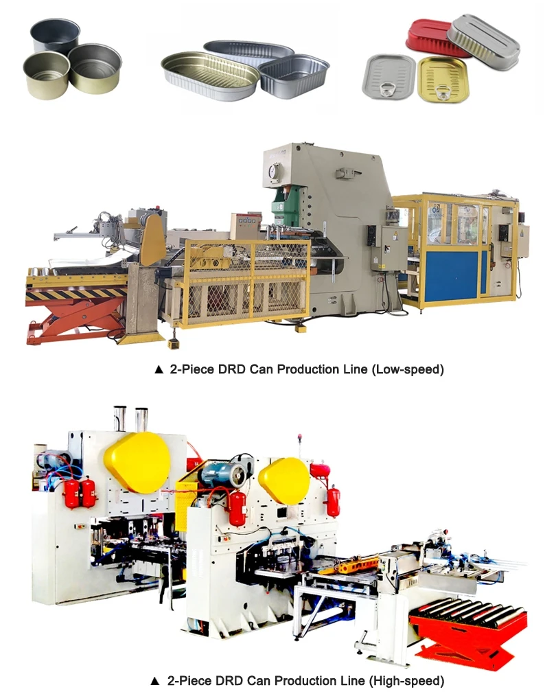 High Quality Automatic Digital Aluminum Can Making Machine Production Line Equipment Tin Can For Food Cans