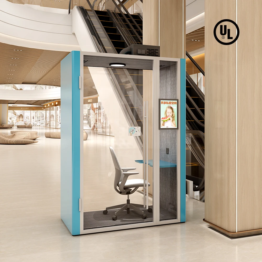 flexsapce Office Workstation High Back Acoustic Private Public Waiting Area Office Pod Acoustic Modular Seating Sofas