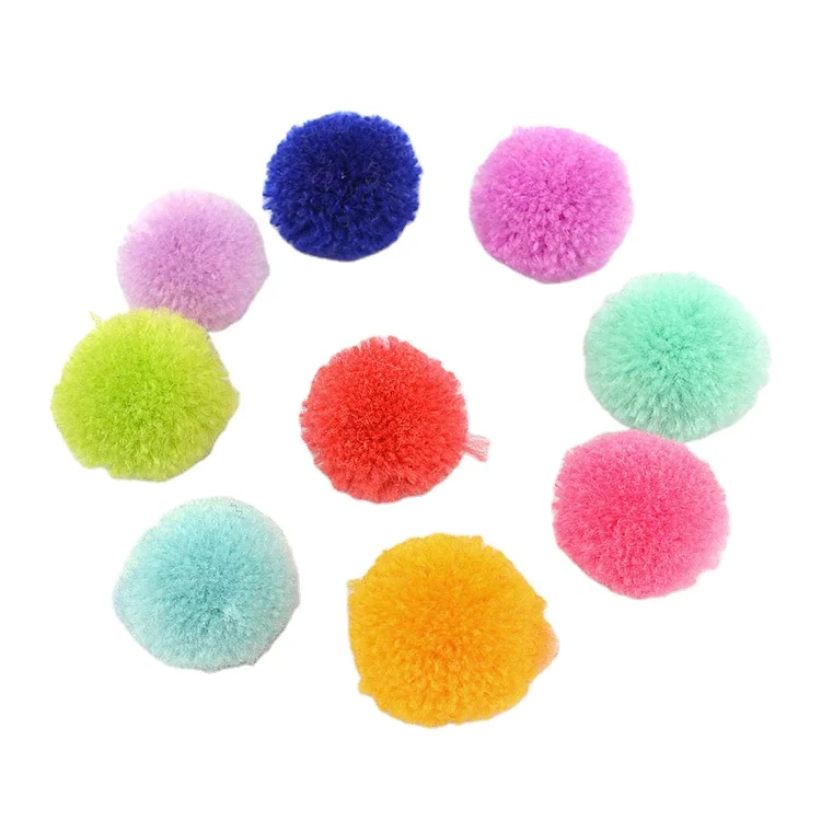 15/20/25/30mm DIY Needle Crafts Mini Pom Pom Ball Pompom for Handmade Accessories DIY Craft Supplies