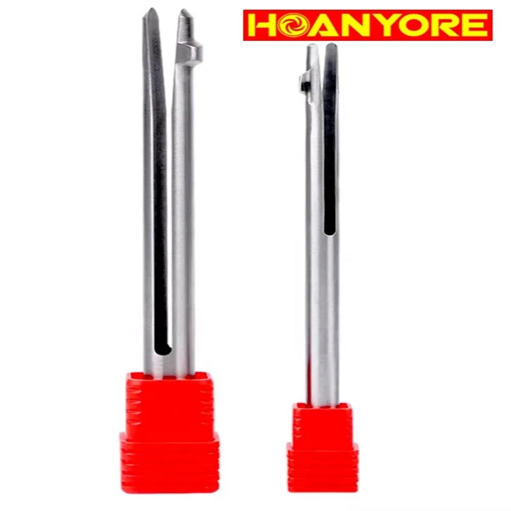 HOANYORE CNC устройство для снятия заусенцев двухстороннее 0 8-11 1 мм Вольфрамовая сталь нож фаски заусенцы металлические отверстия мельница с покрытием продукт