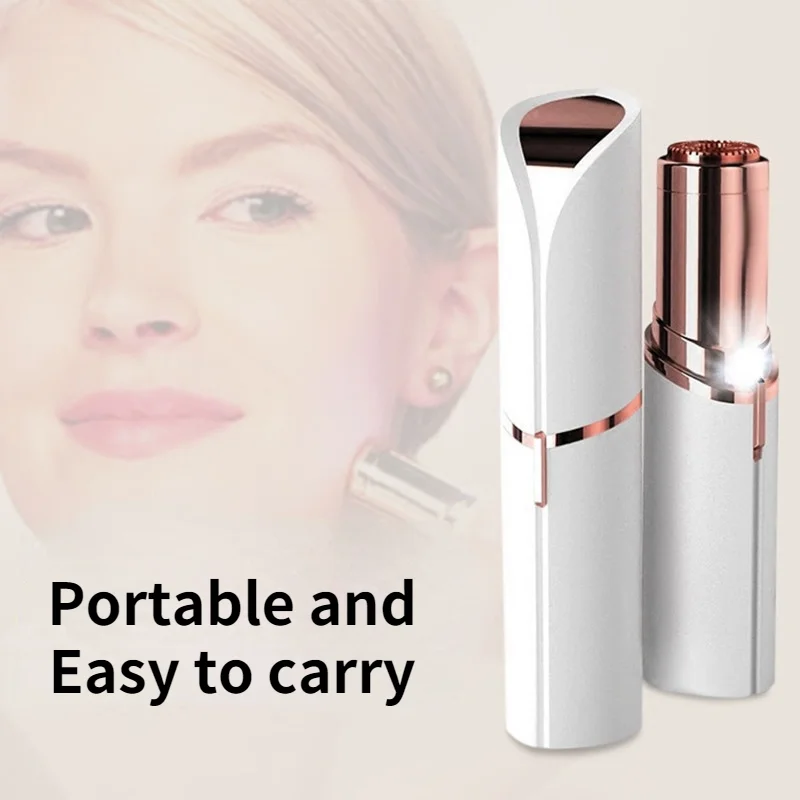 Facial Body Hair Removal Pen Electric Lip Shaving Painless Portable Remover women lipstick