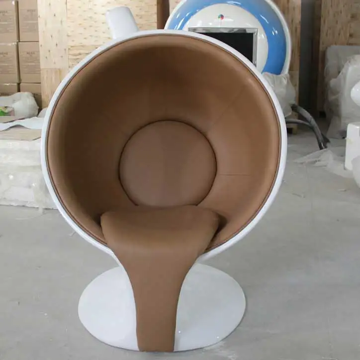 Y076 Fiberglass Modern Coffee shop chairs leather  for coffee shop