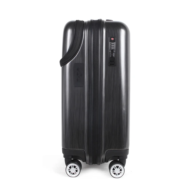 2021 Newest abs +pc 20 inch front pocket USB Charging trolley case travel bag luggage