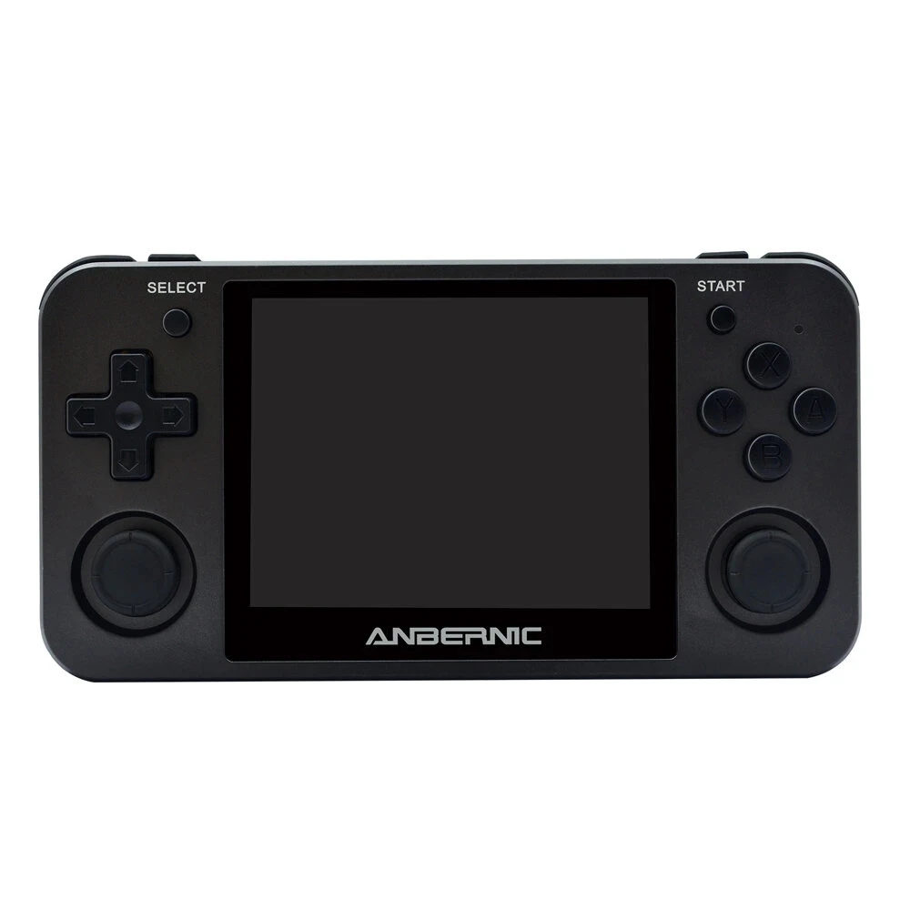 Anbernic RG350M 3 5 дюймовый IPS экран 64Bit DDR2 512M 16GB 3000 + игр Ретро портативная игровая консоль для