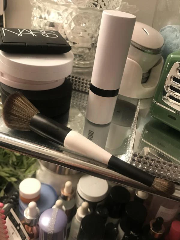 Effective Double-Headed Portable Cosmetic Brush Cover Assembly Eye Lip dual sided Makeup brushes