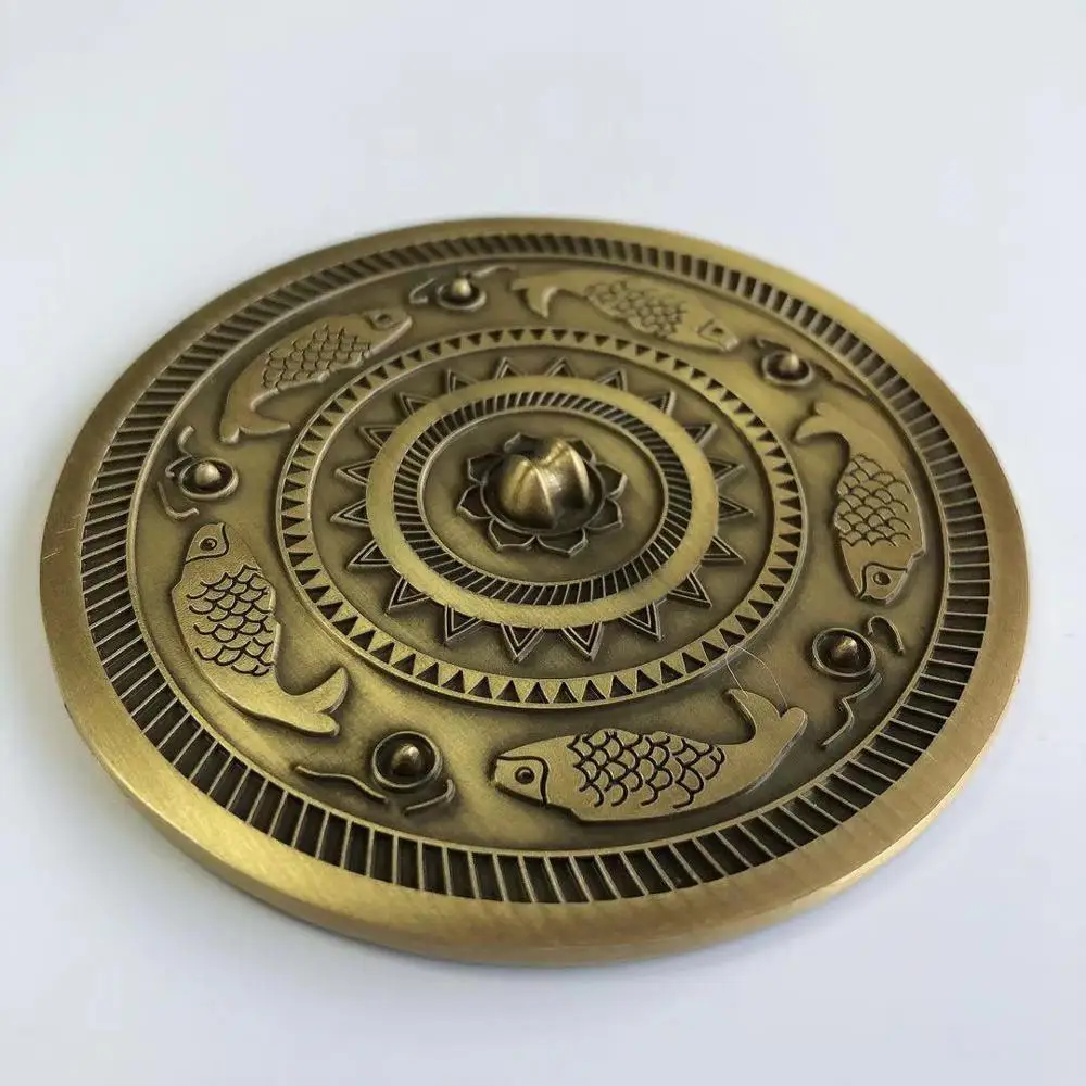 Ancient Mirror Coin Chinese Antique Bronze  Coin Book Souvenir