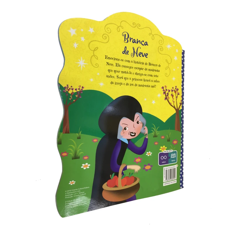 Cheap paperback book printing full color custom children story books printing