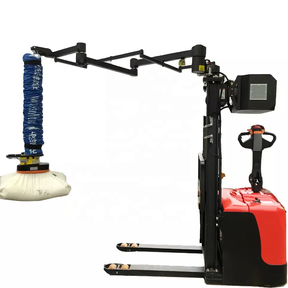 High quality Materials handling Equipment vacuum tube lifter with cart for handling bag