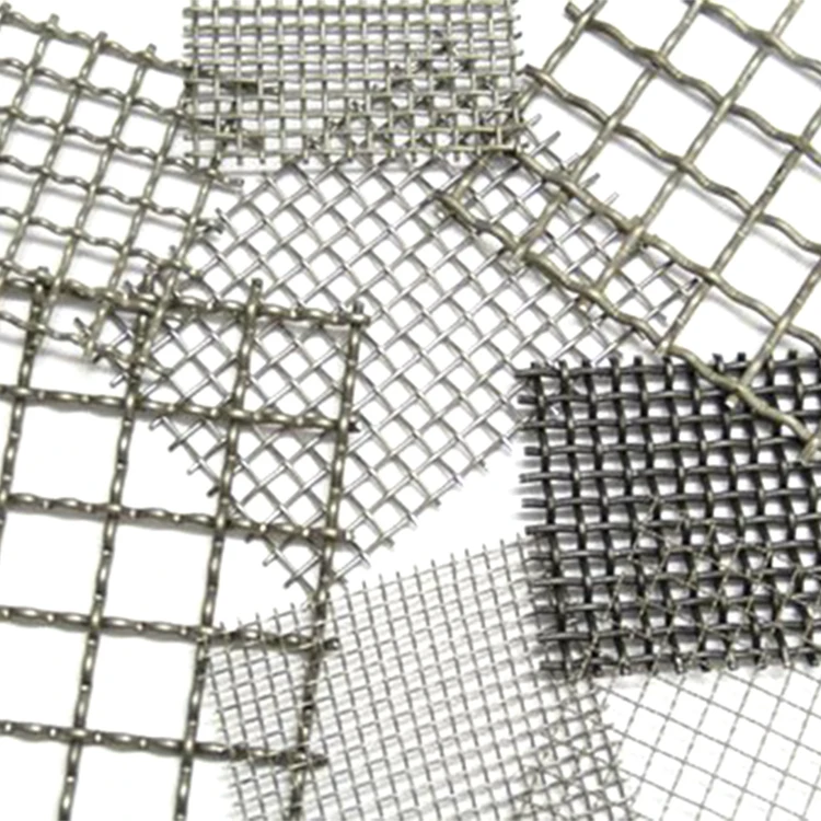 Sturdy Metal Mesh Sheets Stainless Steel Crimped Wire Mesh For DIY Projects