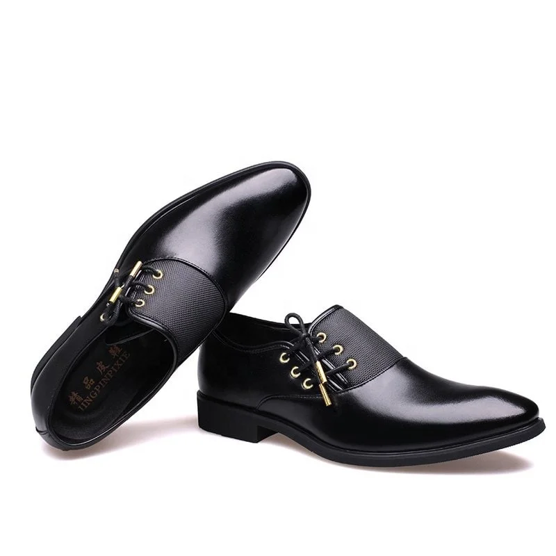 Новые мужские классические оксфорды с острым носком для мужчин, модные деловые вечерние классические туфли