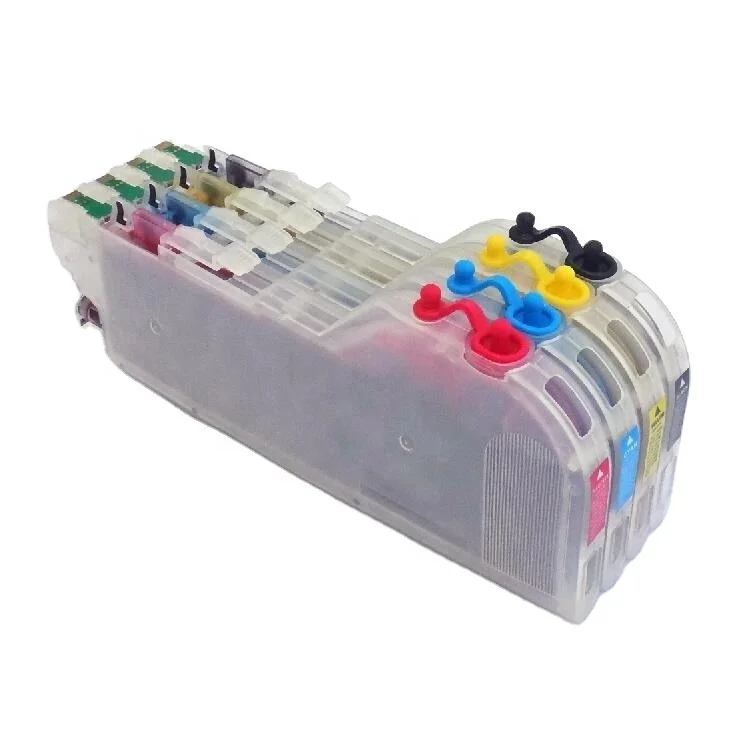 LC3217 LC3219 LC3211 LC3213  short type refillable cartridge with one time chip for Brother MFC-J5330DW MFC-J890DE 895DW