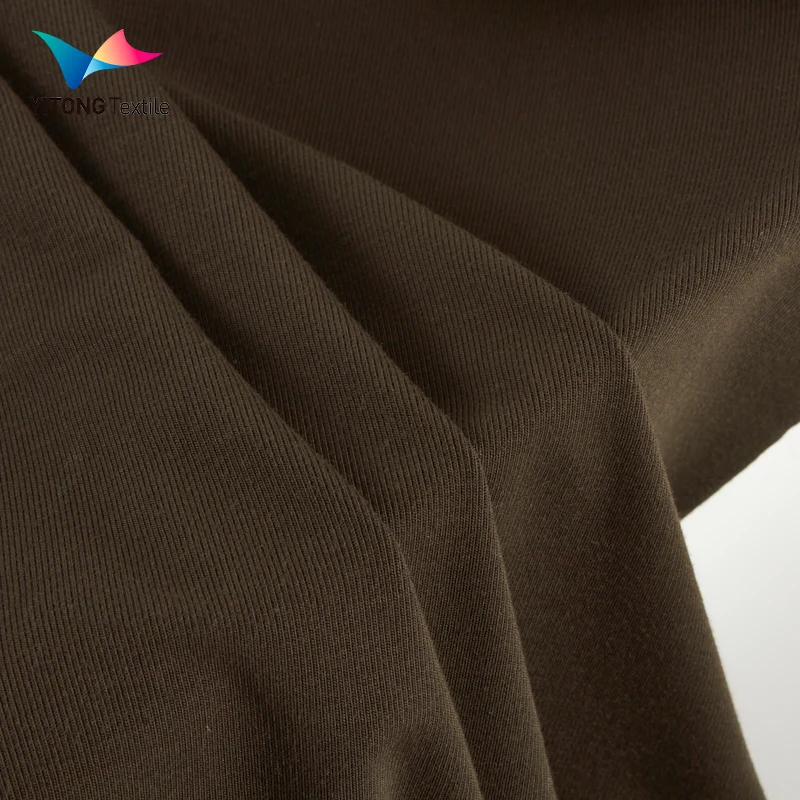 Factory Custom 220 gsm Rib Jersey Fabric Modal Spandex Fabric 90% Modal 10% Spandex Fabric for Loungewear