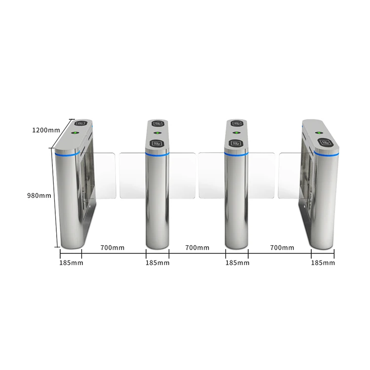 Турникет для распознавания лица, Барьерная система, пешеходный турникет, ворота, полувысокие ворота, турникет