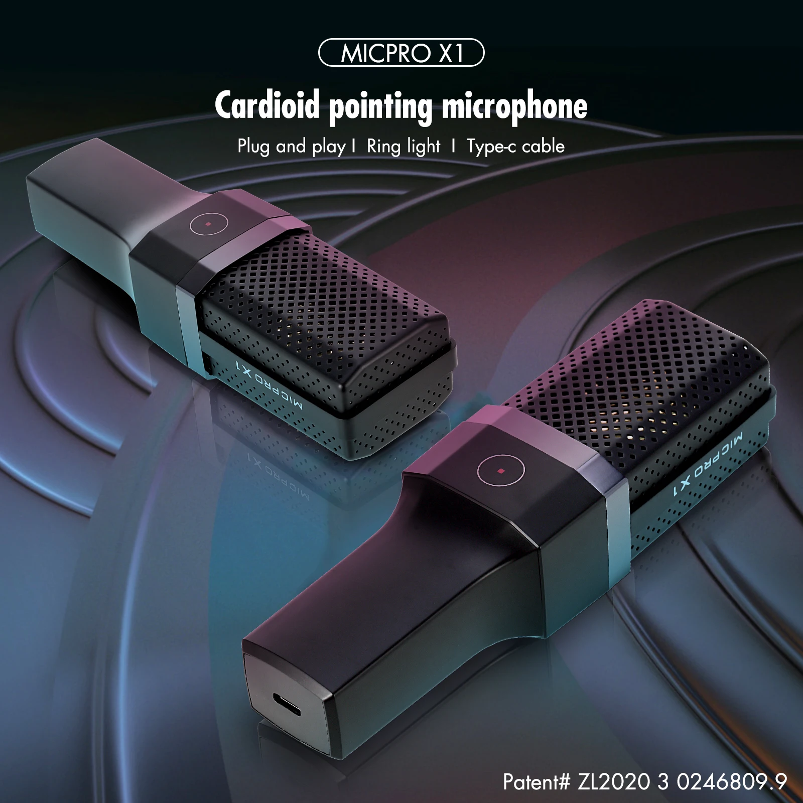 Новое поступление Usb конденсаторный записывающий микрофон X1 Студийный для ПК с