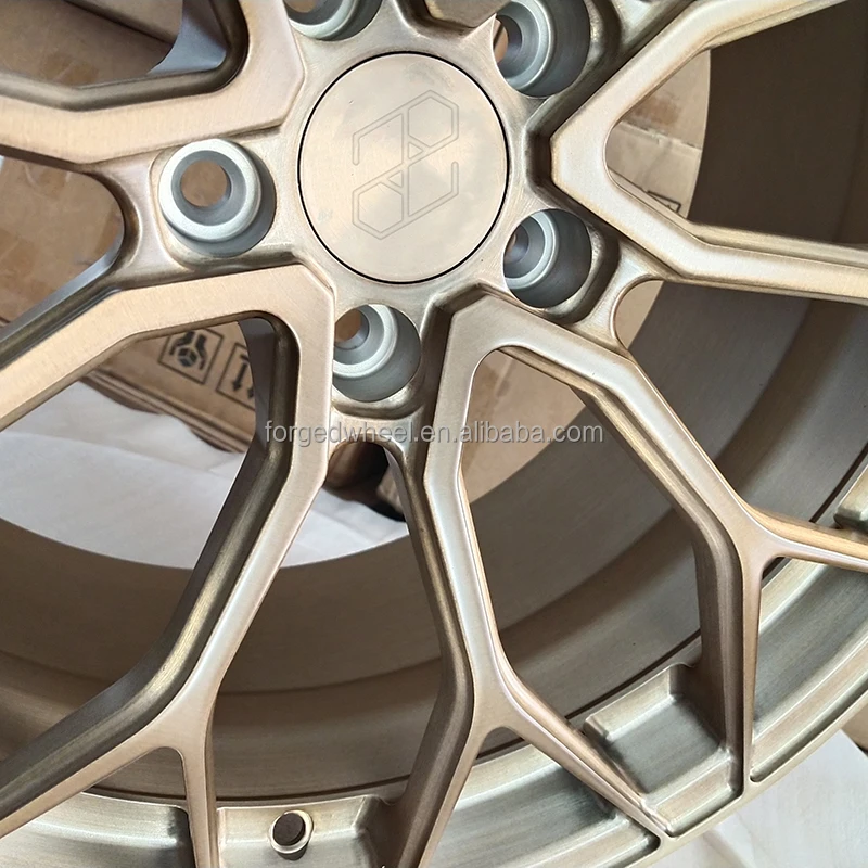 PENGZHEN brushed matte bronze car alloy wheels rims 5x112 18 19 20 inch for bmw 3 series 5 series 7 series