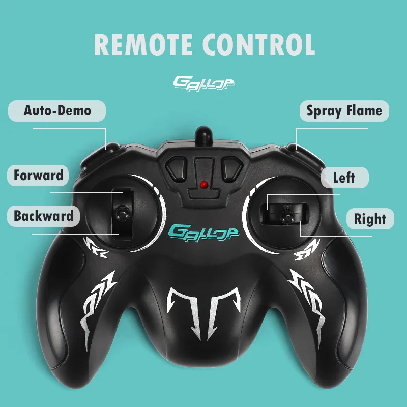 2.4G Remote Control Expert-Level RC Stunt Car Toy Cool Smoke 4x4 De Juguete Electric Plastic Radio Control Toys