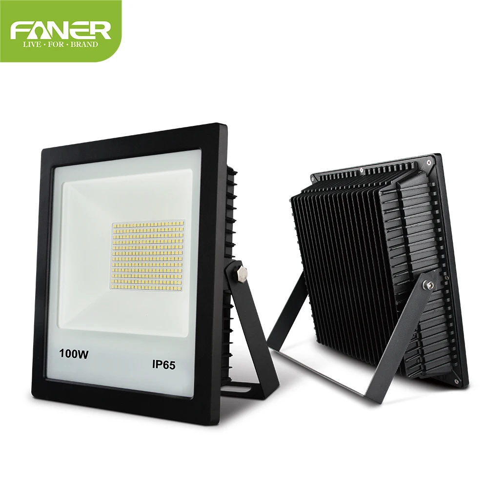 Faner led ac flood light 50W 100W die-casting aluminum housing isolated driver with CE RoHS BIS for ourdoor China factory price