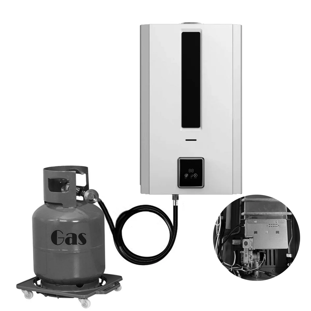 Китайский газовый настенный нагреватель Мексика vaillant биогазовый хорошая цена водонагреватель для ванной комнаты