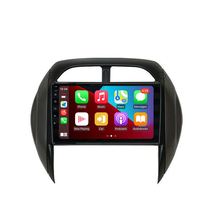 8 Core 2 Din Carplay Android Car Audio GPS Navigation Multimedia Player With Backup Camera For Toyota RAV4 2003 2004 2005