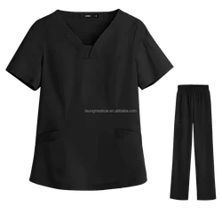 Uniform Medical Joggers Hospital Scrubs Short Sleeve Nursing Scrubs Sets