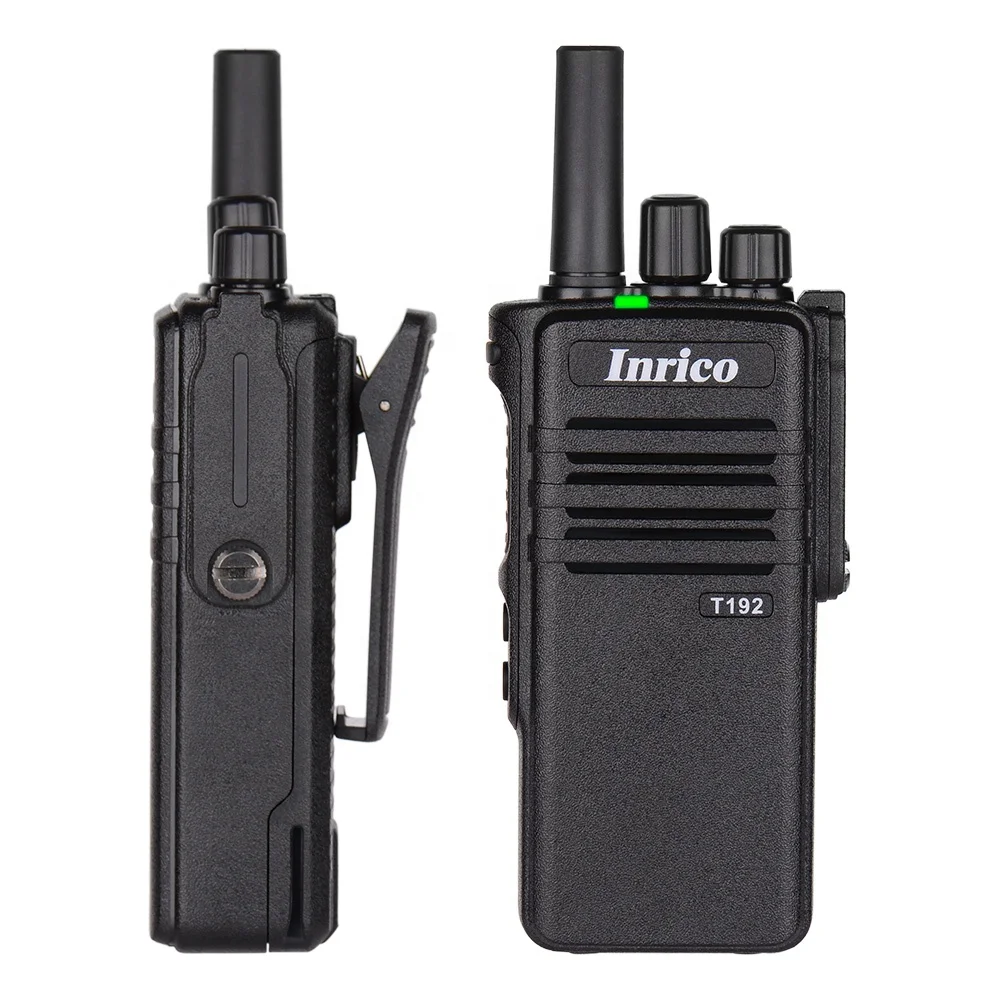Inrico T192 3G IP64 best selling gsm wcdma transmitter and receiver handheld radio walkie talkie with SIM card