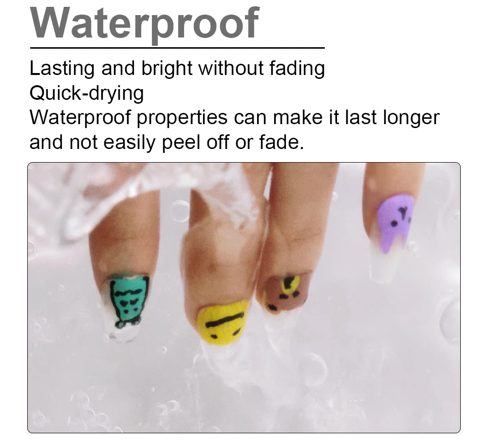 KHY OEM One Step Promotional Low Price Peel Pff Gell In A Line4 Gel Nail Polish Marker Pen