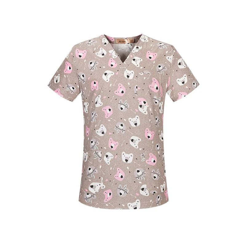 Wholesale Custom Logo Printed Xl Scrubs Print Scrub Hats Scrubs For Custom Printing