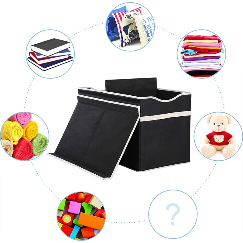 High Quality Kids Toy Storage Organizer Cube Storage Bin Large Capacity Toy Box with Lid 1 Pack