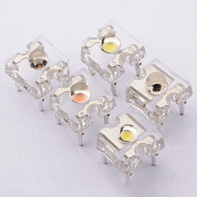 Factory sale led diodes 99% gold wire 3mm super flux led
