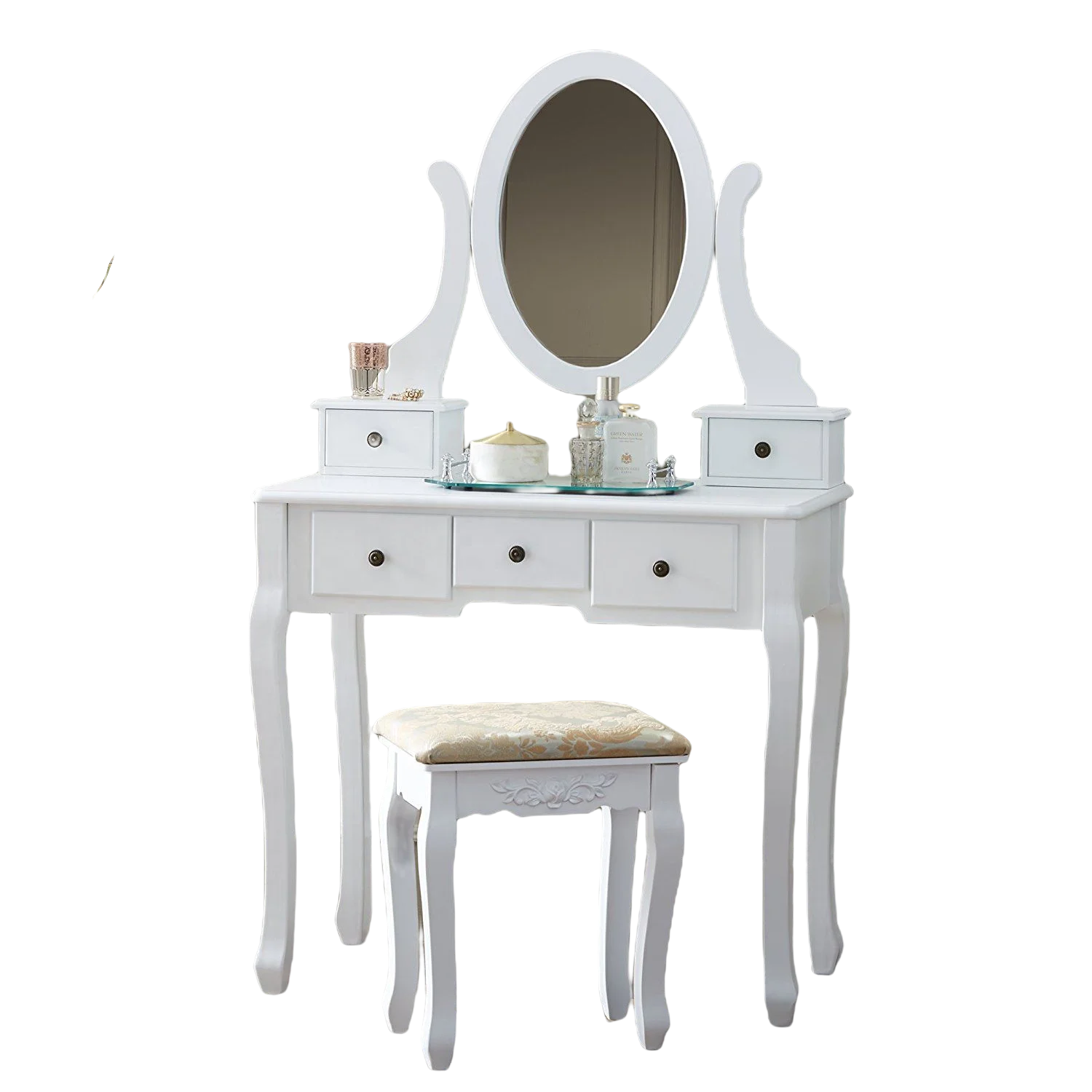 Wholesale Wooden Makeup Vanity Table Set
