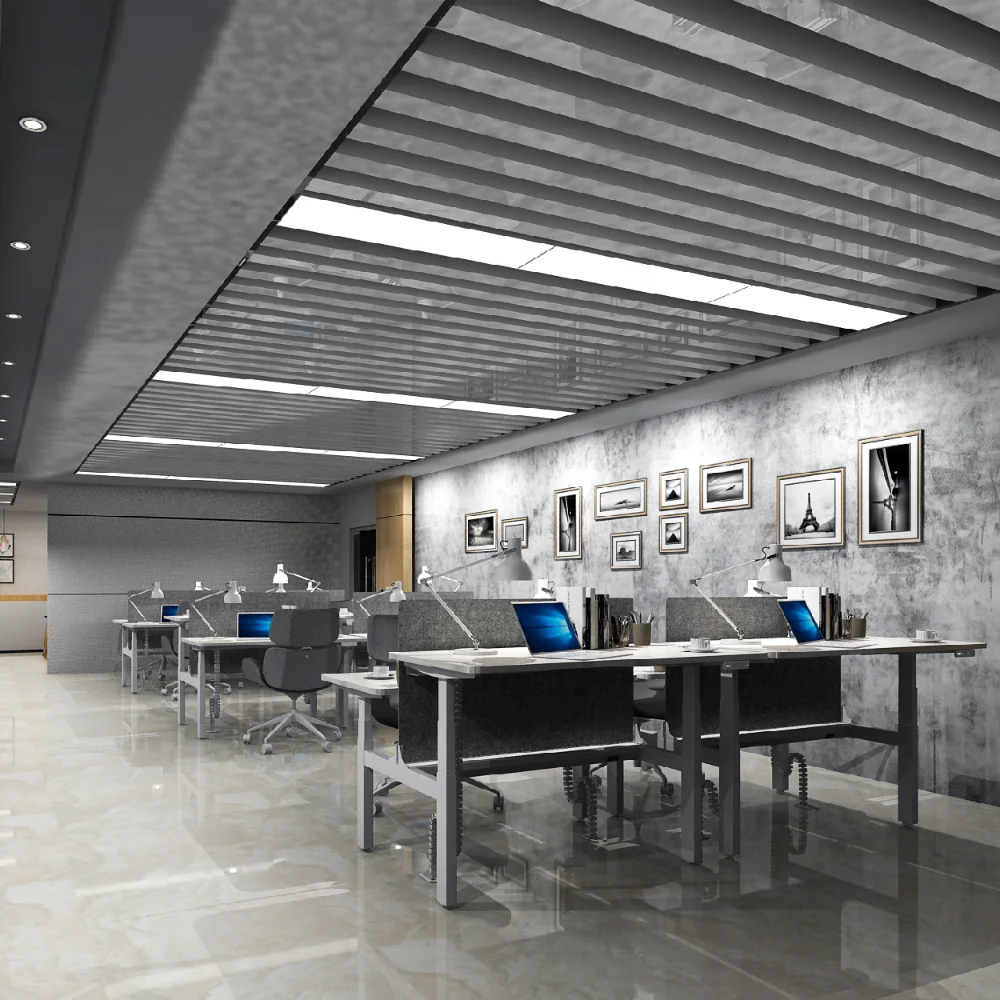 JIECANG JC35TT-R12S-180 Modern Luxury Executive L Shaped Electric Height Adjustable Standing Studio Computer Office Desks