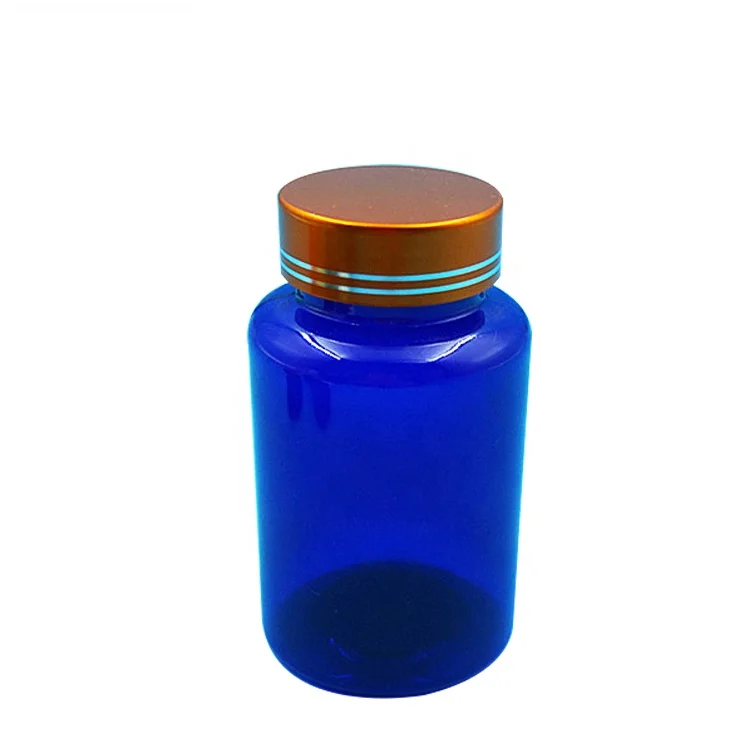 Wholesale 150ml blue plastic bottle capsules can be customized in color