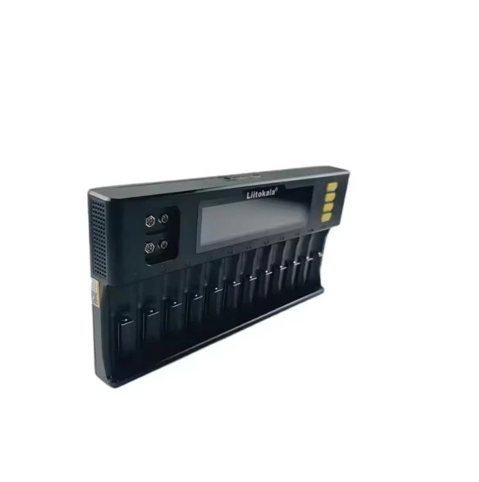 Новая версия DDP Liitokala Lii-S12 12 слотов 18650 21700 9 В ЖК-дисплей зарядное устройство 1 2 AA 3A NiMH Lii-S8