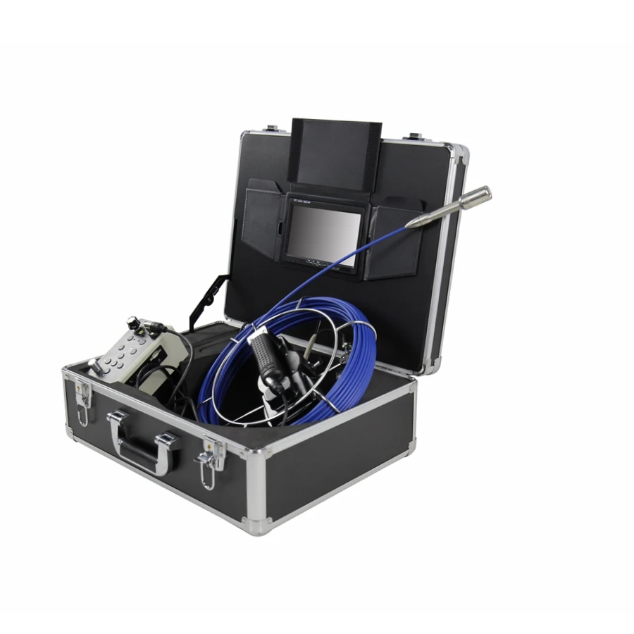 Кабель с нажимным стержнем 30 м, камера наблюдения за канализацией, камера видеонаблюдения DVR, подходящая труба диаметром 30-150 мм