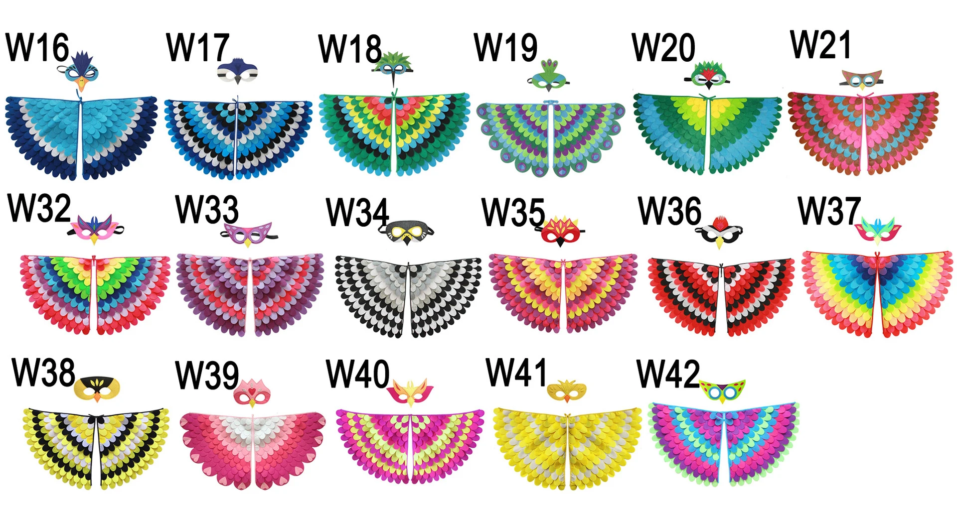 Halloween Cosplay Carnival Cloak Costumes Birds Wings Mask Fun Cosplay Owl Cape Butterflies Dress