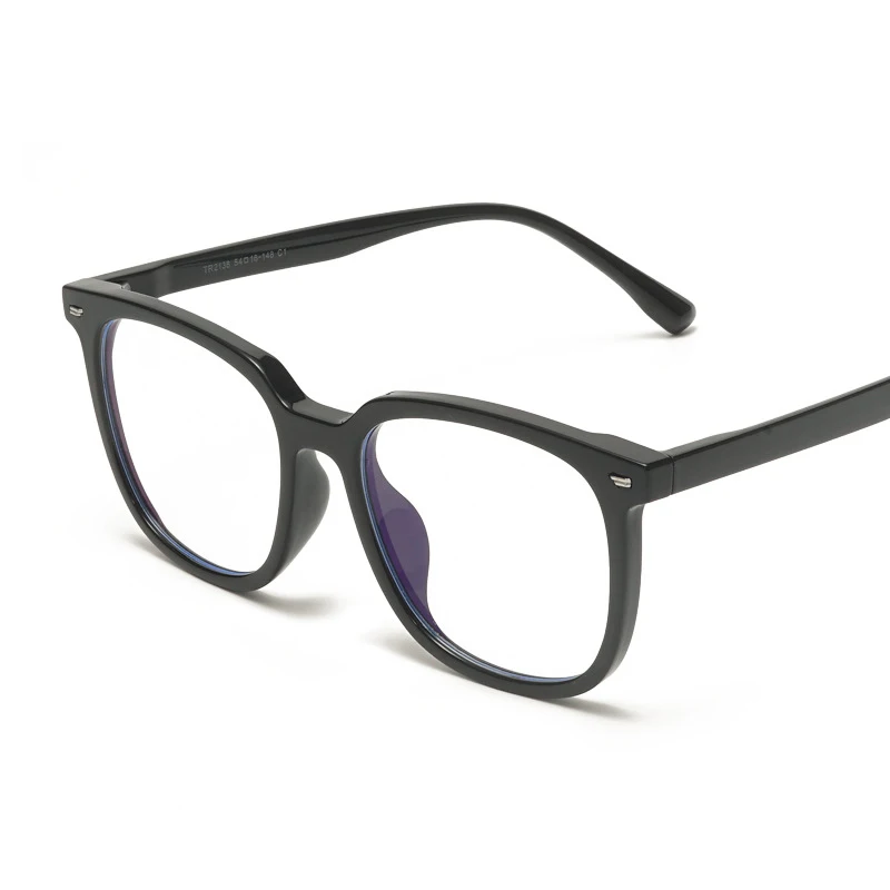 Новинка полнокадровая Корейская версия плоского зеркала TR90 модная оправа для мужчин и женщин декоративная оптика с перекрестными краями