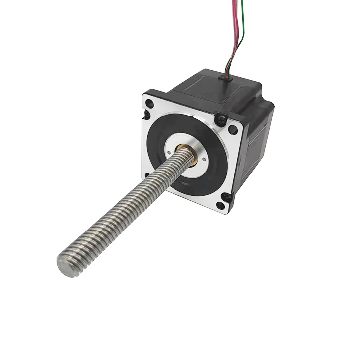 12.7mm lead 1.8 degree step angle 50KG thrust 86mm NEMA34 linear hybrid stepper motor with lead screw and nut