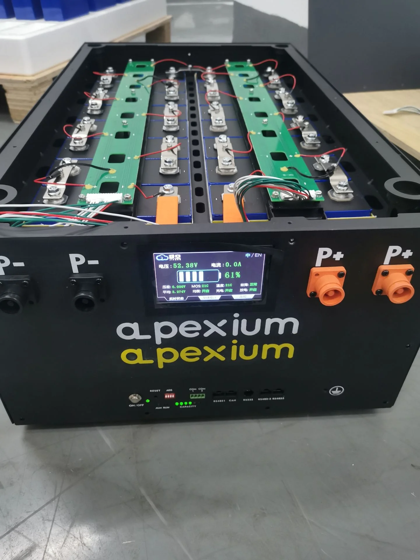 Новое поступление коробка для батарей 16s 48v 280AH