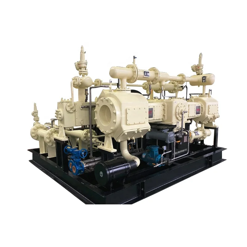 High Purity High Automation Gas Compressor Discharge 40Bar Flow 30Nm3/min H2S Hydrogen Sulfide Piston Compressor 315KW