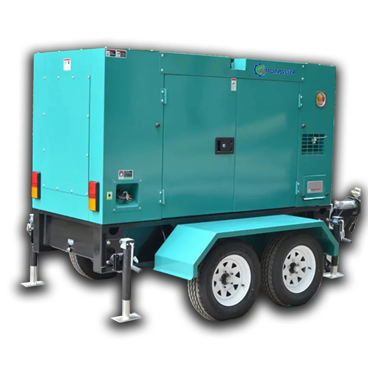 125kva portable diesel generator trailer 100kw 220v 380v single phase 3 phase china generator supplier factory OEM