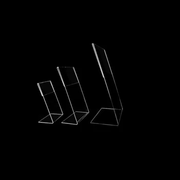 Free standing Leaflet Display Stand a4 Acrylic Poster Menu Holder 8.5 X 11 Inches Acrylic Slant Back Sign Holder