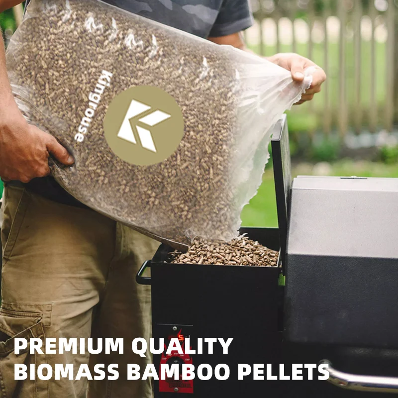 Бамбуковые древесные гранулы Премиум-качества 6 мм в 15 кг пакеты для системы