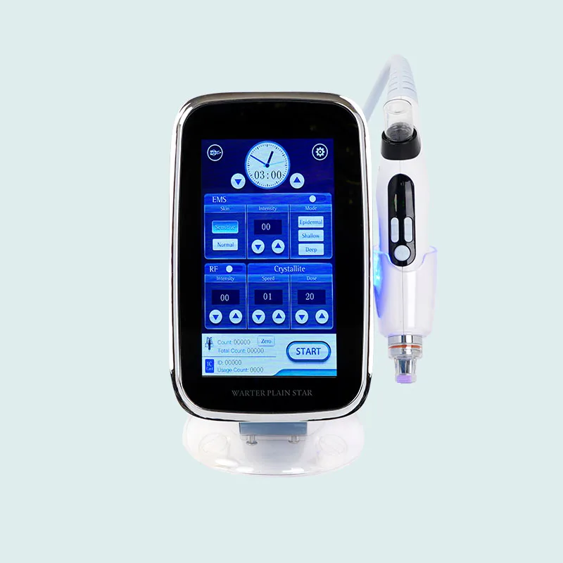 Beauty salon/household portable EMS needleless water light exfoliator