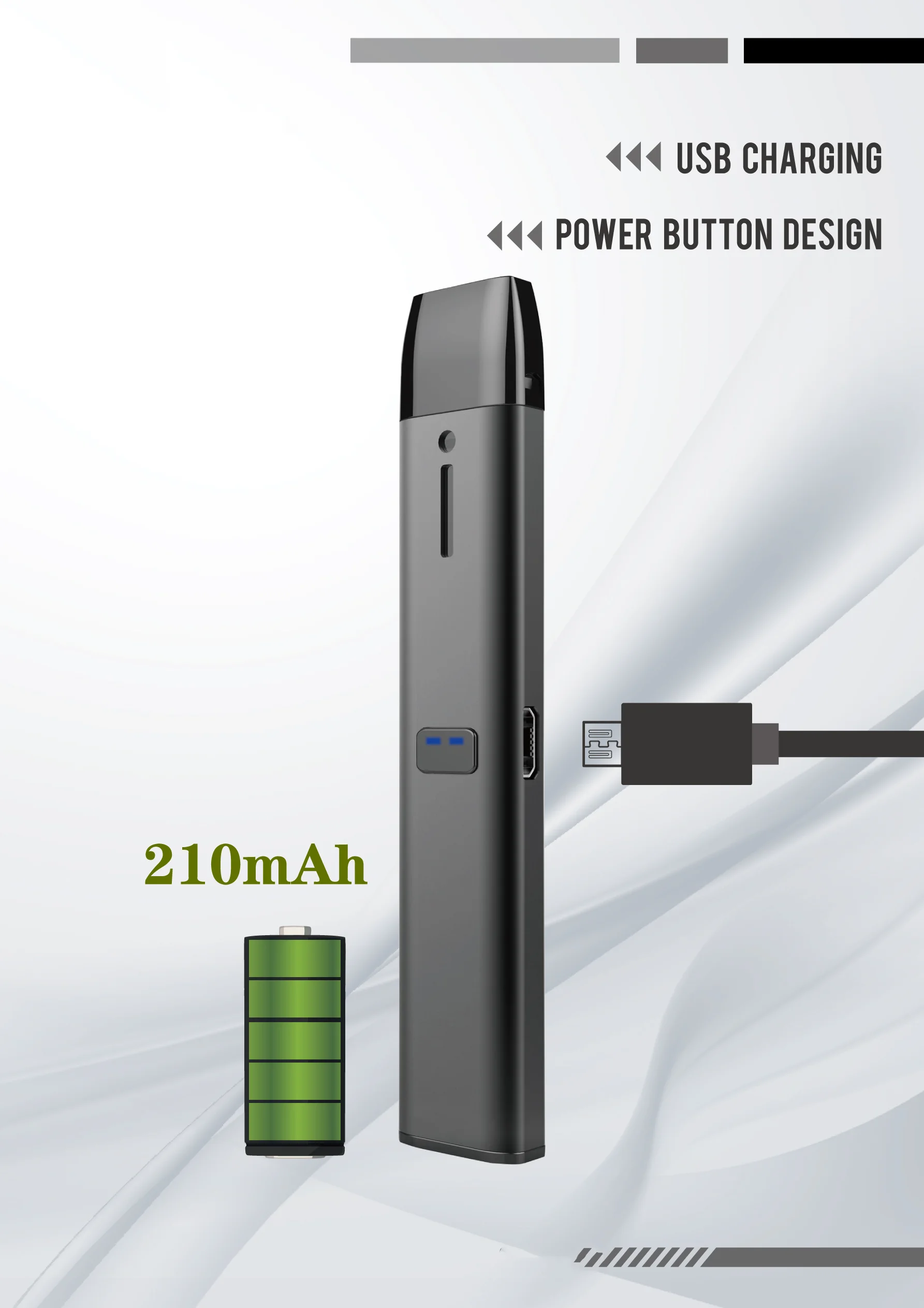 RandM 2021 Portable Hand Held Disposable Smoke Pod System Cbd Ecig Kit Dcpod For 210mAh Battery Cbd