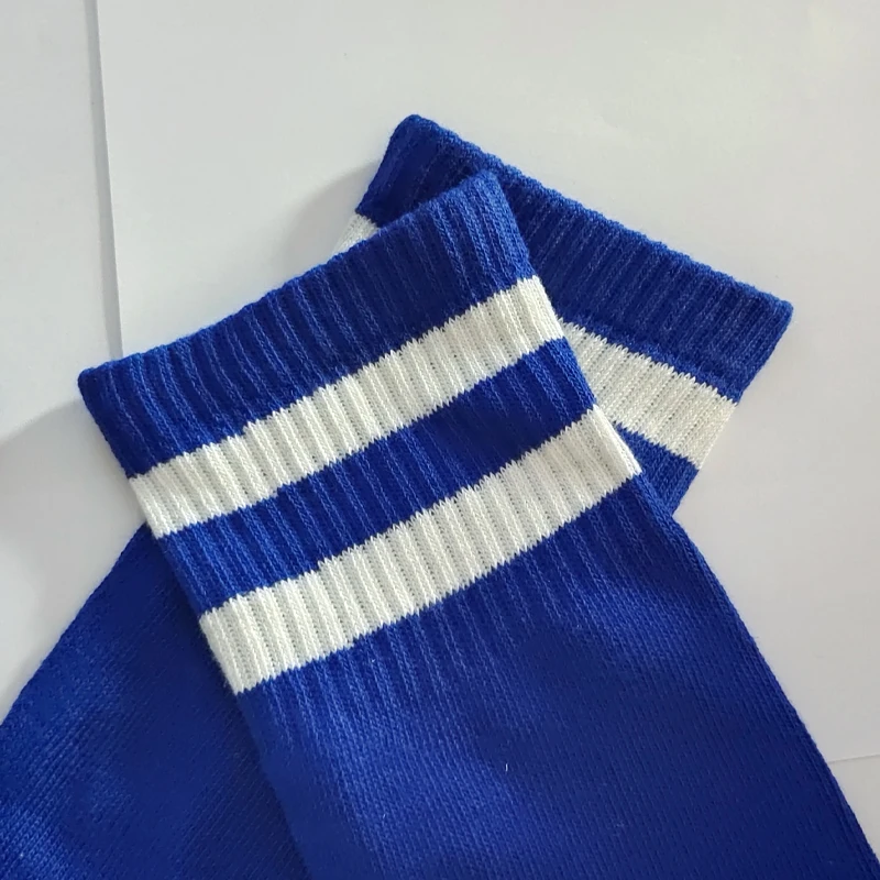 Hot high above the knee red black striped sports socks Red sports football socks breathable and customizable