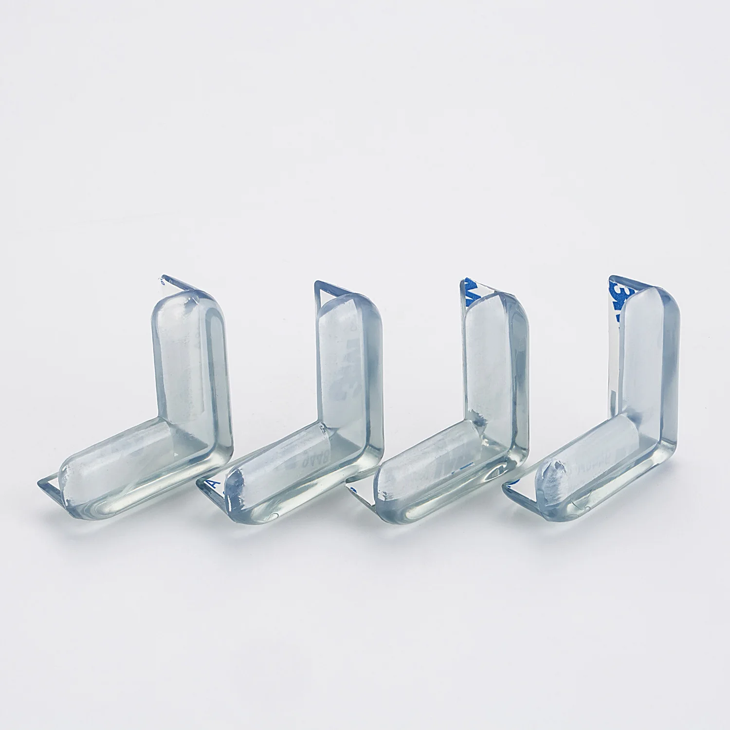 Soft and Transparent whole Covered Table Corner Protector Improved rubber Corner guard for furniture
